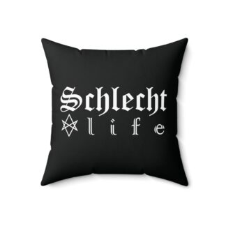 Schlecht Life Throw Pillow